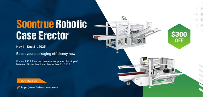 Robotic Case Erector, $300 OFF