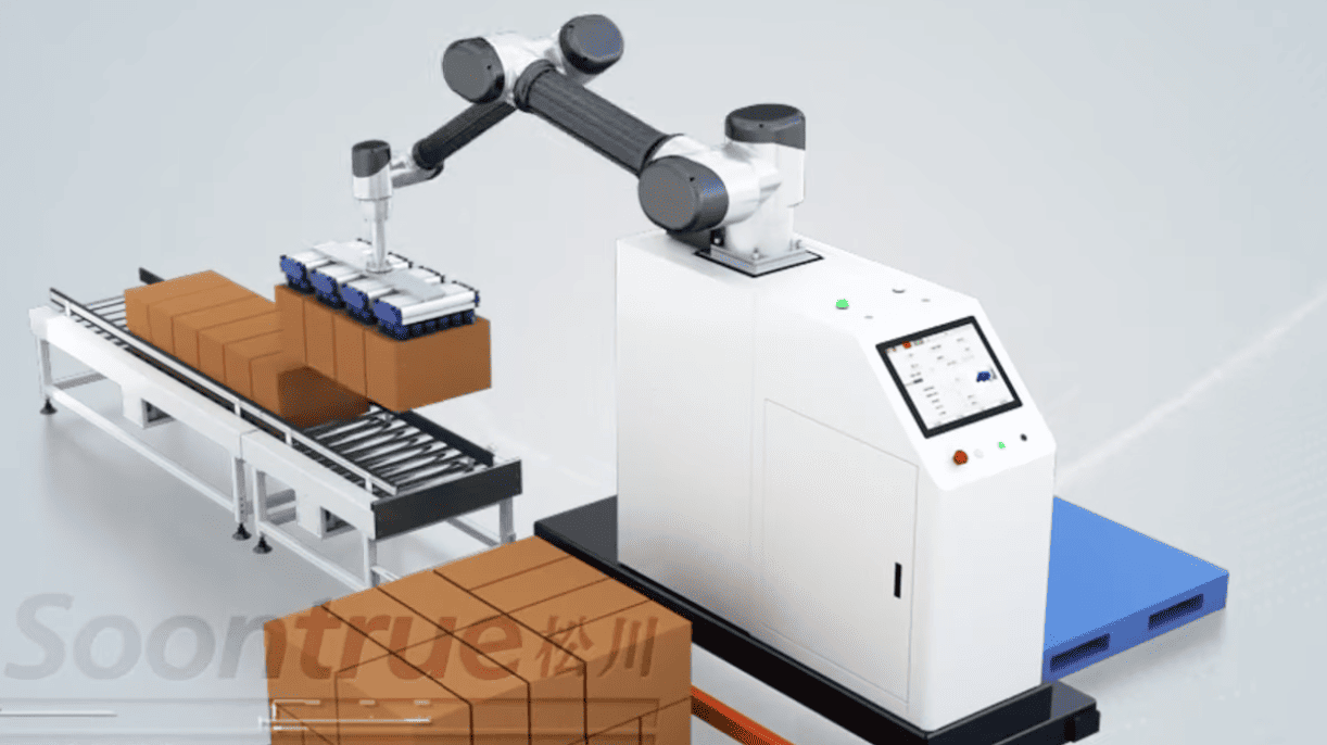 Sistema de paletizaci&oacute;n rob&oacute;tica