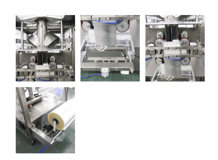 componentes de una máquina vertical de formado, llenado y sellado